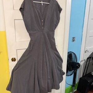 Free People Gray Dress
